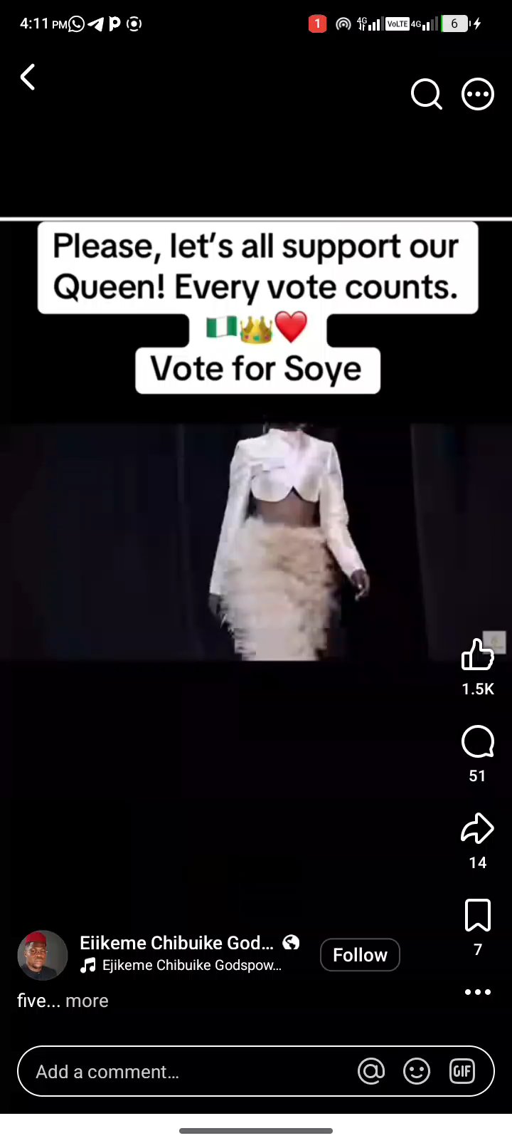 Thumbnail for Miss Nigeria model Miss world